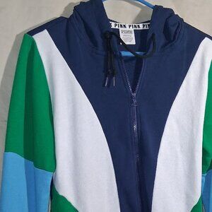 Victoria's Secret PINK colorblock hoodie sweatshirt